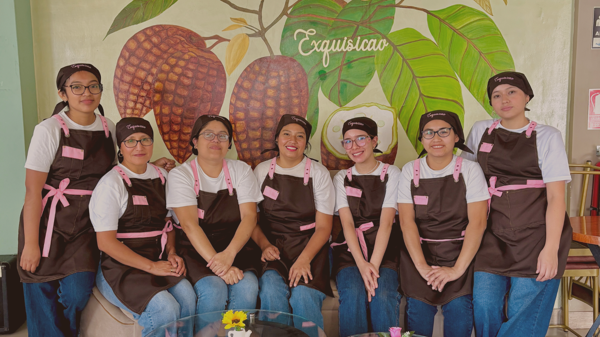 Proceso artesanal de cacao Exquisicao